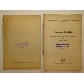 Kriegsbücherei der deutschen Jugend, Heft 106, Stosstrupp Reinhold. Espenlaub militaria